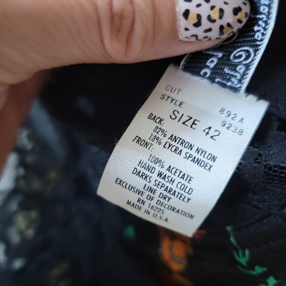 Lace Panel Plus Size Bustier Sz 42, 44 - Picture 12 of 14